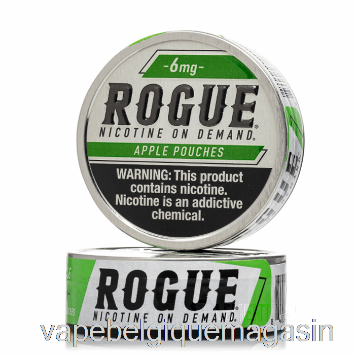 Sachets De Nicotine Vape Belgique Rogue - Pomme 3mg (paquet De 5)